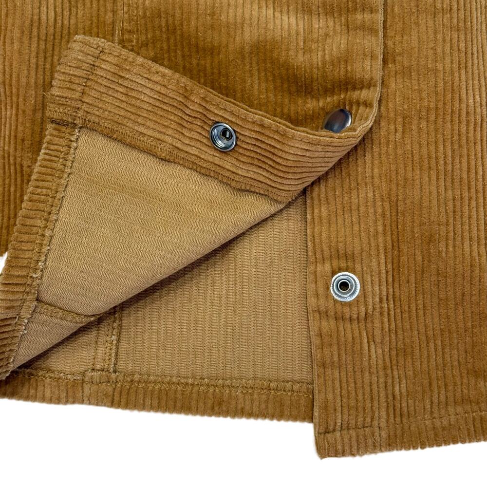Forever 21 Womens Medium Mini Skirt Snap Corduroy Gold Academia Preppy Coquette - Picture 6 of 10